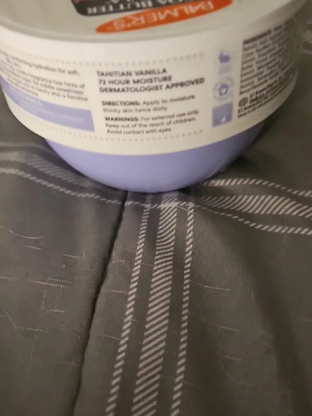 Tahitian Vanilla Cream Whipped Moisture Drenching Body Cream - White/Purple